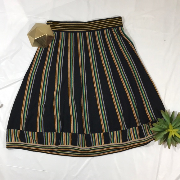 Anthropologie Dresses & Skirts - Coincidence & Chance A-Line Striped skirt